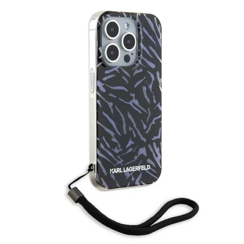 Kup Etui Karl Lagerfeld KLHCP15XHZBPKCCU Apple iPhone 15 Pro Max Zebra With Cord fioletowy/purple - KLD2129 - {ean13} - Sklep Home Screen