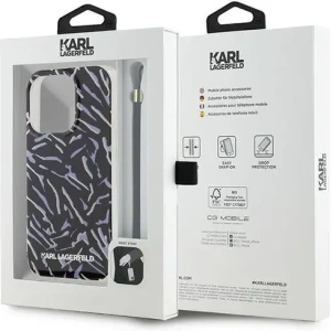 Kup Etui Karl Lagerfeld KLHCP15XHZBPKCCU Apple iPhone 15 Pro Max Zebra With Cord fioletowy/purple - KLD2129 - {ean13} - Sklep Home Screen