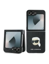 Karl Lagerfeld Samsung Tasche KLHCZF6PGKSKIHK Galaxy Z Flip6 Saffiano Monogram schwarz/schwarz - Galaxy Z Flip 6 - Karl Lagerfeld