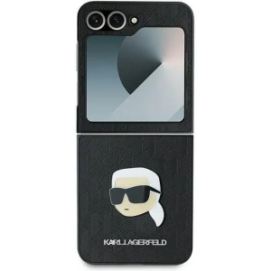 Kup Etui Karl Lagerfeld KLHCZF6PGKSKIHK Samsung Galaxy Z Flip6 Saffiano Monogram czarny/black - KLD2130 - {ean13} - Sklep Home Screen