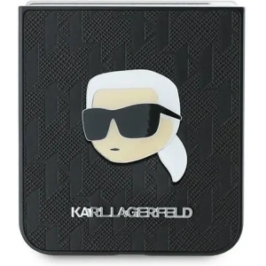 Kup Etui Karl Lagerfeld KLHCZF6PGKSKIHK Samsung Galaxy Z Flip6 Saffiano Monogram czarny/black - KLD2130 - {ean13} - Sklep Home Screen