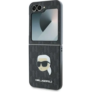 Kup Etui Karl Lagerfeld KLHCZF6PGKSKIHK Samsung Galaxy Z Flip6 Saffiano Monogram czarny/black - KLD2130 - {ean13} - Sklep Home Screen