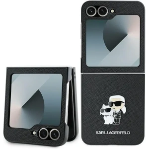 Kup Etui Karl Lagerfeld KLHCZF6SAPKCNPK Samsung Galaxy Z Flip6 Saffiano Metal Pin czarny/black - KLD2131 - {ean13} - Sklep Home Screen