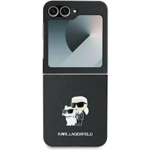 Kup Etui Karl Lagerfeld KLHCZF6SAPKCNPK Samsung Galaxy Z Flip6 Saffiano Metal Pin czarny/black - KLD2131 - {ean13} - Sklep Home Screen