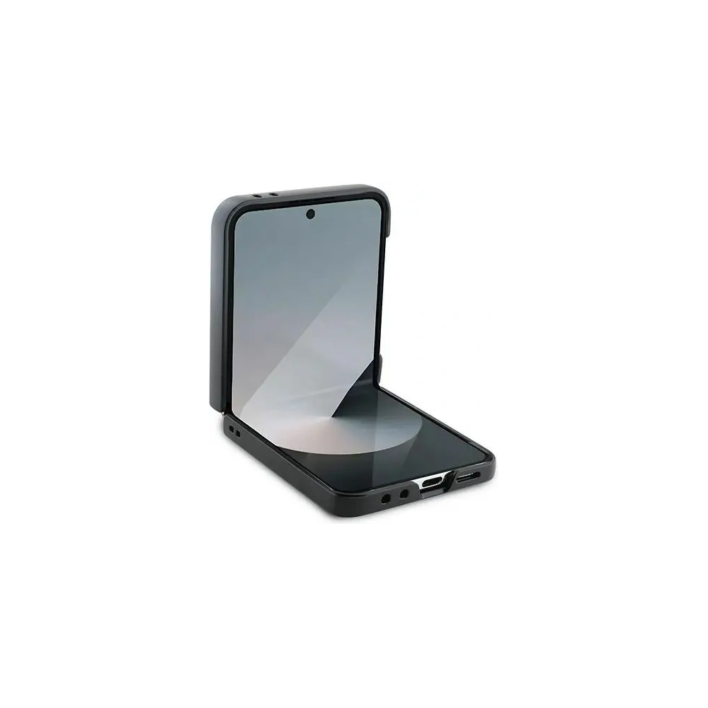 Etui Karl Lagerfeld KLHCZF6SAPKCNPK Samsung Galaxy Z Flip6 Saffiano Metal Pin czarny/black - Galaxy Z Flip 6 - Karl Lagerfeld