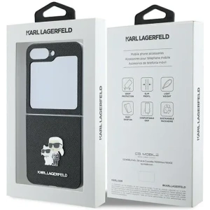 Kup Etui Karl Lagerfeld KLHCZF6SAPKCNPK Samsung Galaxy Z Flip6 Saffiano Metal Pin czarny/black - KLD2131 - {ean13} - Sklep Home Screen