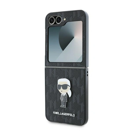 Kup Karl Lagerfeld Samsung Husă KLHCZF6SAPKINPK Galaxy Z Flip6 Saffiano Monogram Iconik Pin negru/negru - KLD2132 - {ean13} - Sklep Home Screen