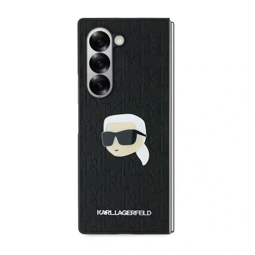 Kup Etui Karl Lagerfeld KLHCZFD6PGKSKIHK Samsung Galaxy Z Fold6 Saffiano Monogram Head Pin czarny/black - KLD2133 - {ean13} - Sklep Home Screen