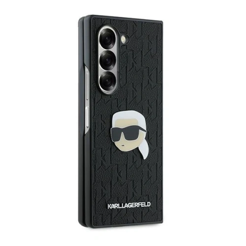Kup Etui Karl Lagerfeld KLHCZFD6PGKSKIHK Samsung Galaxy Z Fold6 Saffiano Monogram Head Pin czarny/black - KLD2133 - {ean13} - Sklep Home Screen