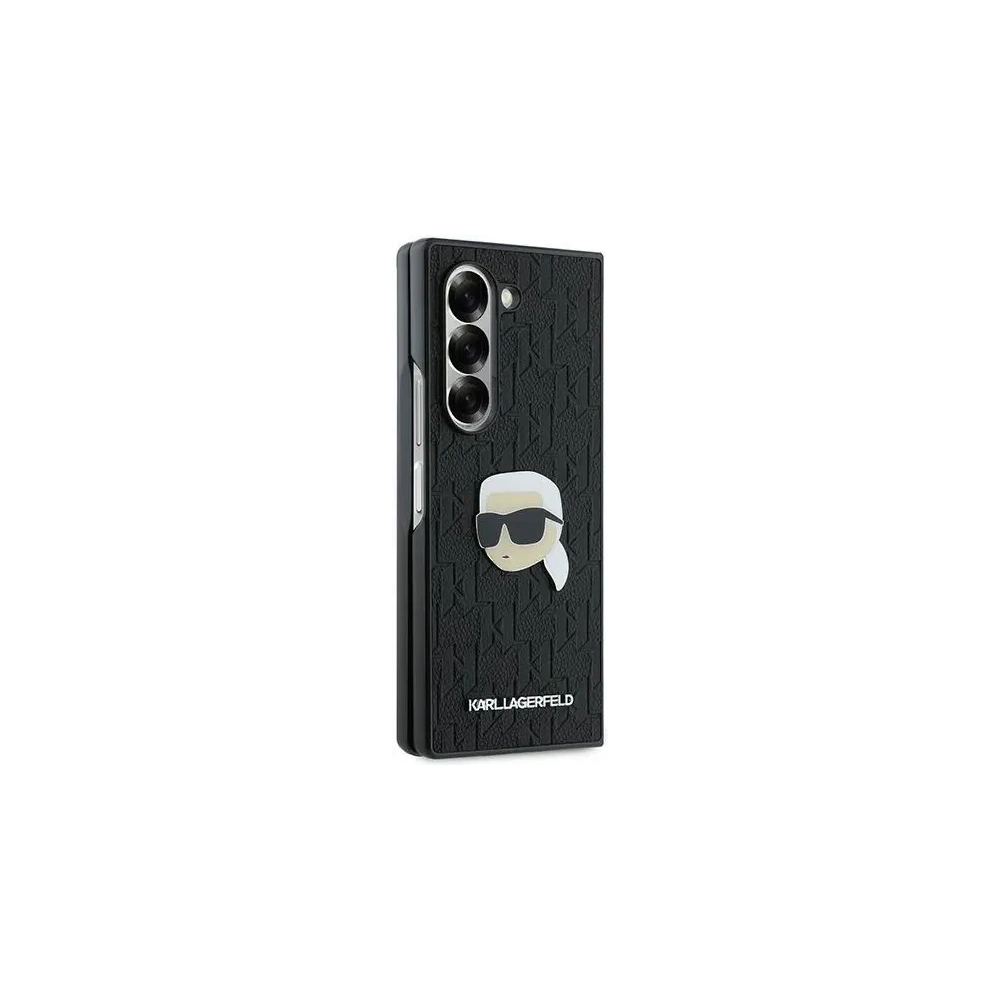 Etui Karl Lagerfeld KLHCZFD6PGKSKIHK Samsung Galaxy Z Fold6 Saffiano Monogram Head Pin czarny/black - Galaxy Z Fold 6 - Karl Lagerfeld