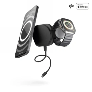 Kup Zens Încărcător wireless 2 în 1 Travel Charger Pro 2 20W MagSafe negru - ZENS35 - {ean13} - Sklep Home Screen