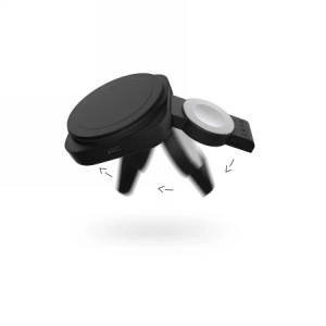 Buy 2-in-1 Wireless Charger Zens Travel Charger Pro 2 20W MagSafe black - ZENS35 - {ean13} - Home Screen Store Europe