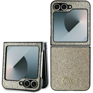 Kup Etui Guess GUHCZF6HGGSHD Samsung Galaxy Z Flip6 4G Glitter Script arany - GUE3439 - {ean13} - Sklep Home Screen