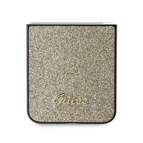 Kup Guess Samsung Tasche GUHCZF6HGGSHD Galaxy Z Flip6 4G Glitter Script gold - GUE3439 - {ean13} - Sklep Home Screen