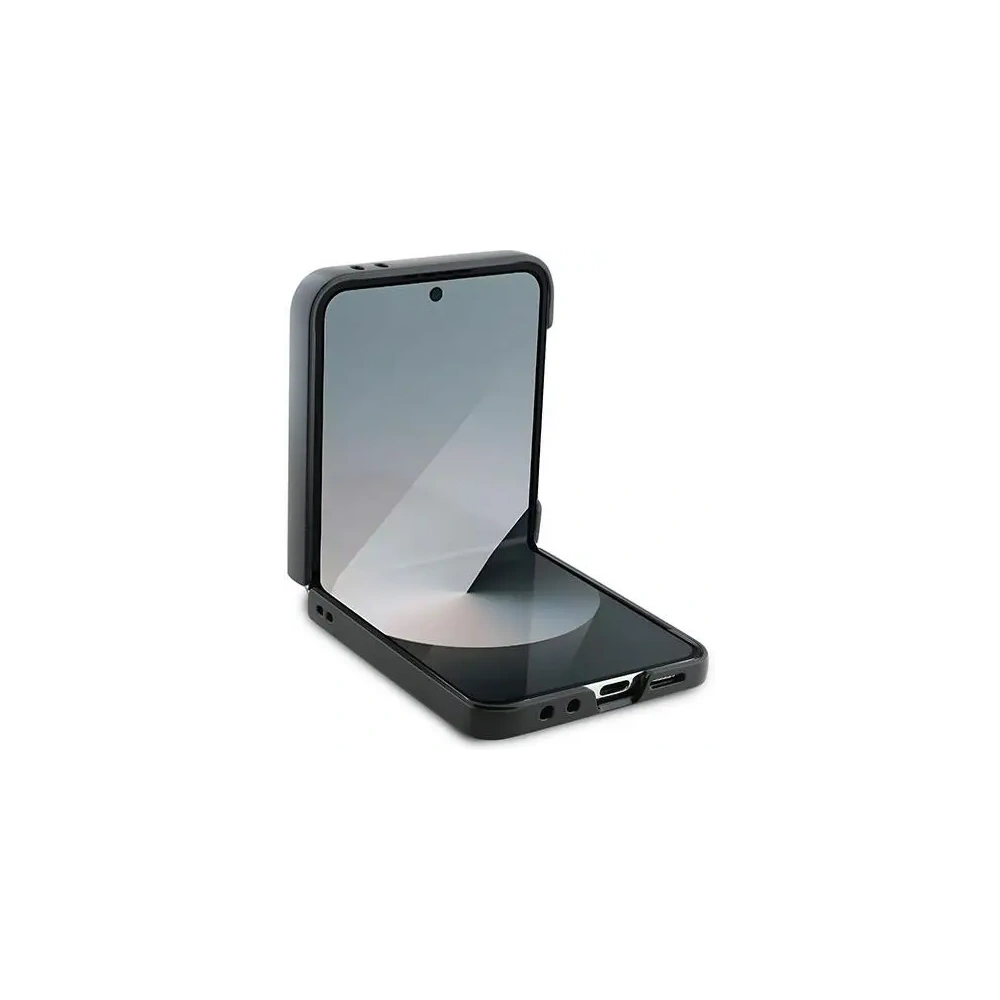 Etui Guess GUHCZF6HGGSHK Samsung Galaxy Z Flip6 4G Glitter Script czarny - Galaxy Z Flip 6 - Guess