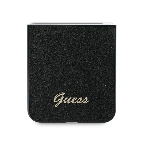 Buy Case Guess GUHCZF6HGGSHK Samsung Galaxy Z Flip6 4G Glitter Script black - GUE3440 - {ean13} - Home Screen Store Europe