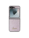 Kup Guess Samsung Husă GUHCZF6HGGSHP Galaxy Z Flip6 4G Glitter Script roz - GUE3441 - {ean13} - Sklep Home Screen