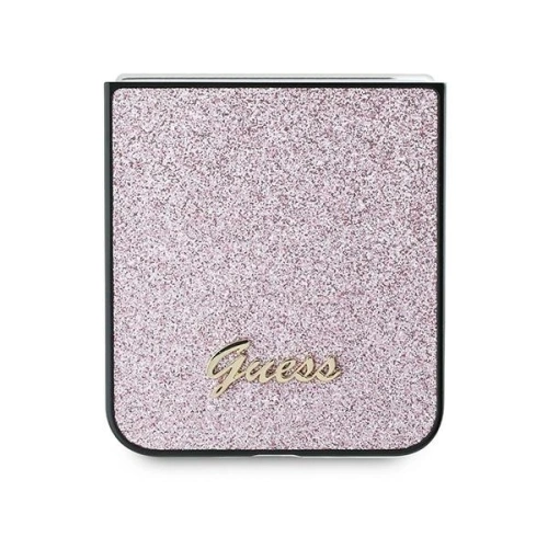 Kup Guess Samsung Tasche GUHCZF6HGGSHP Galaxy Z Flip6 4G Glitter Script rosa - GUE3441 - {ean13} - Sklep Home Screen