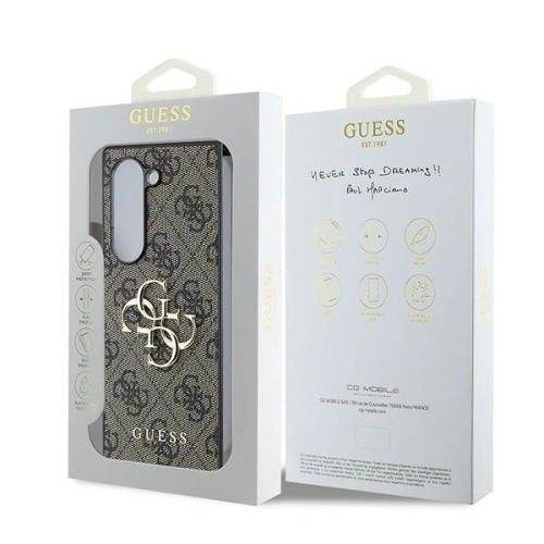 Kup Etui Guess GUHCZFD64GMGBR Samsung Galaxy Z Fold6 Leather 4G Metal Logo brązowy - GUE3442 - {ean13} - Sklep Home Screen