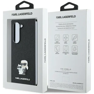 Buy Case Karl Lagerfeld KLHCZFD6SAPKCNPK Samsung Galaxy Z Fold6 Saffiano Metal Pin black - KLD2134 - {ean13} - Home Screen Store Europe