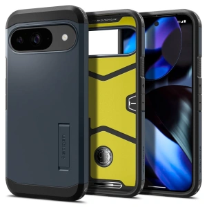 Buy Case Spigen Tough Armor Google Pixel 9 / 9 Pro Metal Slate - SPN3508 - {ean13} - Home Screen Store Europe