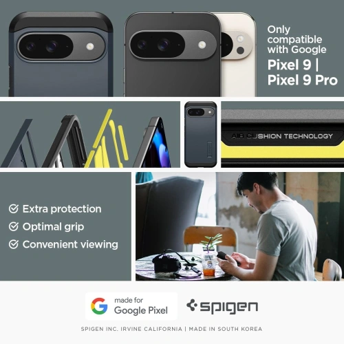 Kup Etui Spigen Tough Armor Google Pixel 9 / 9 Pro Metal Slate - SPN3508 - {ean13} - Sklep Home Screen