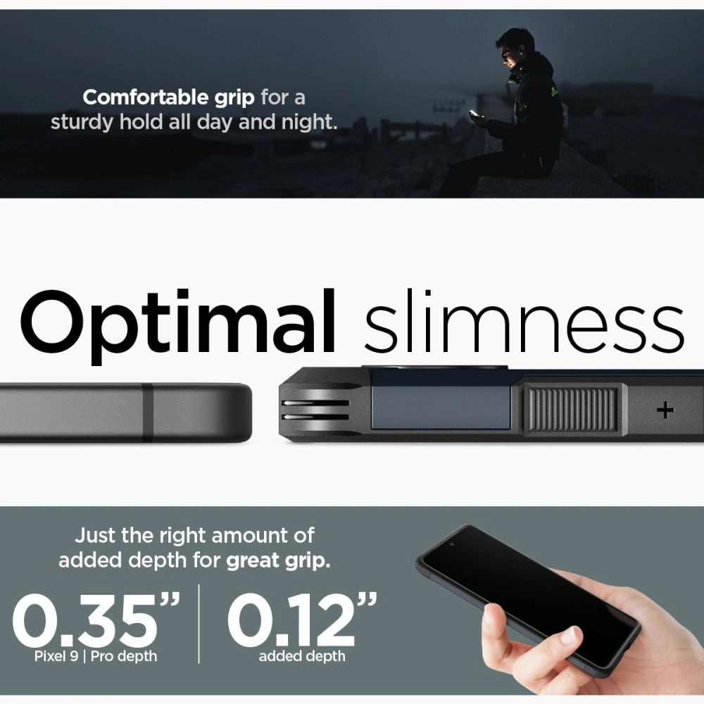 Etui Spigen Tough Armor Google Pixel 9 / 9 Pro Metal Slate - Pixel 9 Pro - Spigen