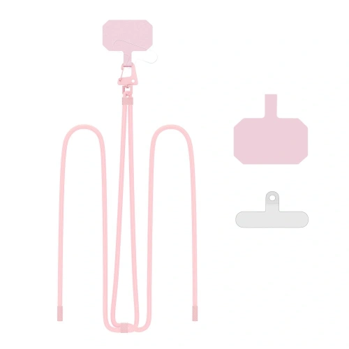 Kup Smycz do telefonu Tech-Protect C5s Rope Crossbody Strap Baby Pink - THP3031 - {ean13} - Sklep Home Screen