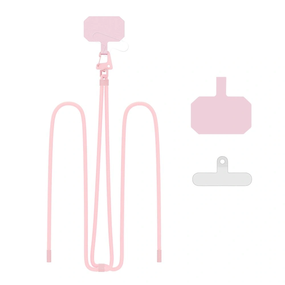 Smycz do telefonu Tech-Protect C5s Rope Crossbody Strap Baby Pink - Smycze - Tech-Protect