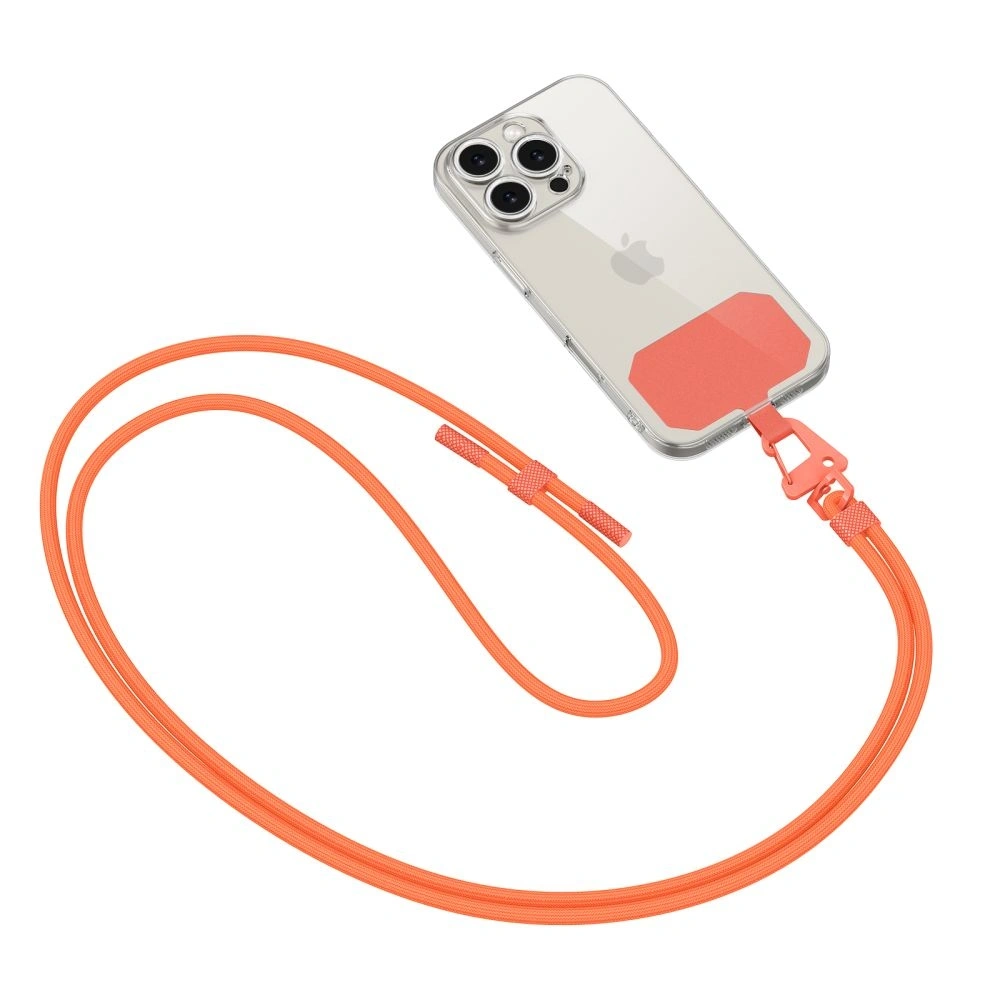 Smycz do telefonu Tech-Protect C5s Rope Crossbody Strap Neon Orange - Smycze - Tech-Protect