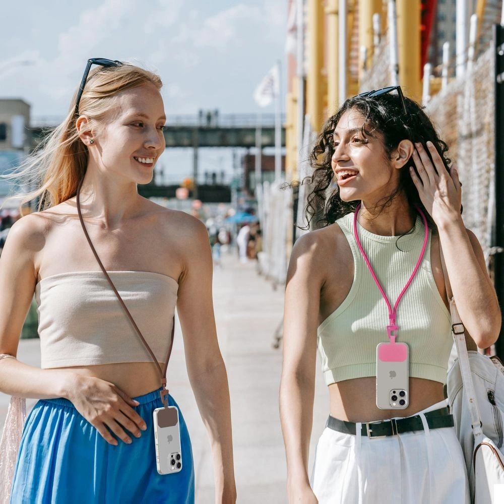 Smycz do telefonu Tech-Protect C5s Rope Crossbody Strap Neon Orange - Smycze - Tech-Protect