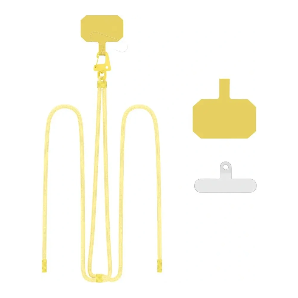 Smycz do telefonu Tech-Protect C5s Rope Crossbody Strap Lemon - Smycze - Tech-Protect