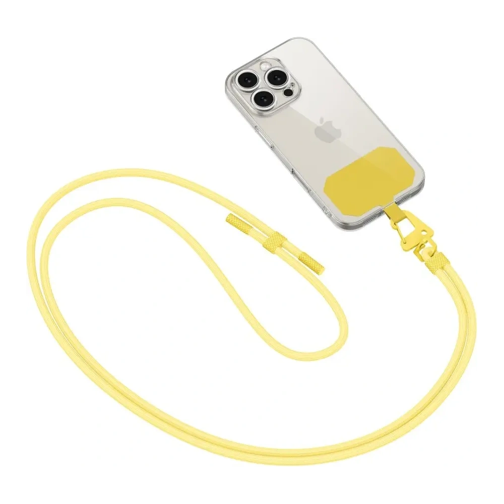 Smycz do telefonu Tech-Protect C5s Rope Crossbody Strap Lemon - Smycze - Tech-Protect