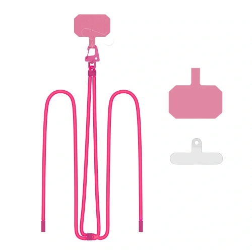 Kup Telefontartó heveder Tech-Protect C5s Rope Crossbody Strap Neon Pink - THP3035 - {ean13} - Sklep Home Screen