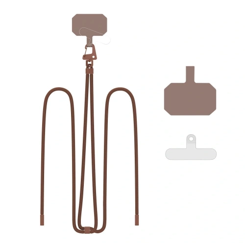 Kup Smycz do telefonu Tech-Protect C5s Rope Crossbody Strap Chocolate Brown - THP3036 - {ean13} - Sklep Home Screen
