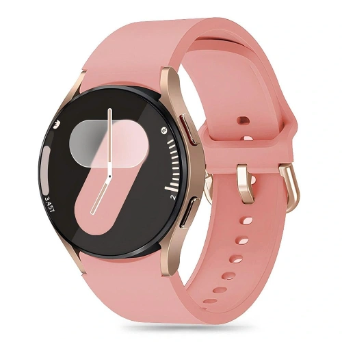 Kup Pánt Tech-Protect szilikon Samsung Galaxy Watch 4 / 5 / 5 Pro / 6 / 7 / FE Poros rózsaszín - THP3040 - {ean13} - Sklep Home Screen