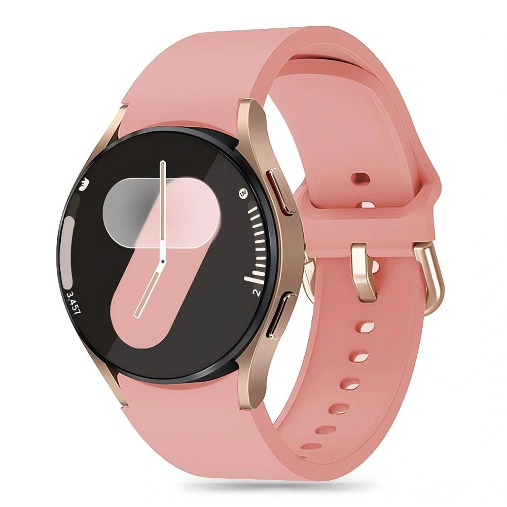 Pasek Tech-Protect Silicone Samsung Galaxy Watch 4 / 5 / 5 Pro / 6 / 7 / FE Dusty Pink - Galaxy Watch7 44mm - Tech-Protect