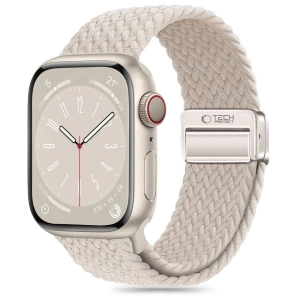 Kup Tech-Protect Nylonmag Apple Watch 4/5/6/7/8/9/SE/10 38/40/41/42mm Natur-Titanium - THP3042 - {ean13} - Sklep Home Screen