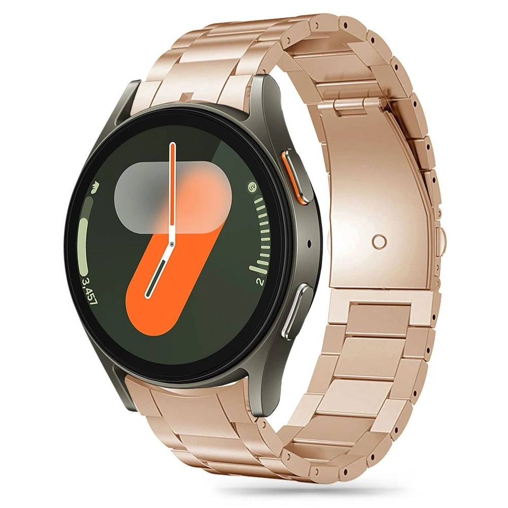 Pasek Tech-Protect Stainless Samsung Galaxy Watch 4 / 5 / 5 Pro / 6 / 7 / FE Blush Gold - Galaxy Watch7 44mm - Tech-Protect