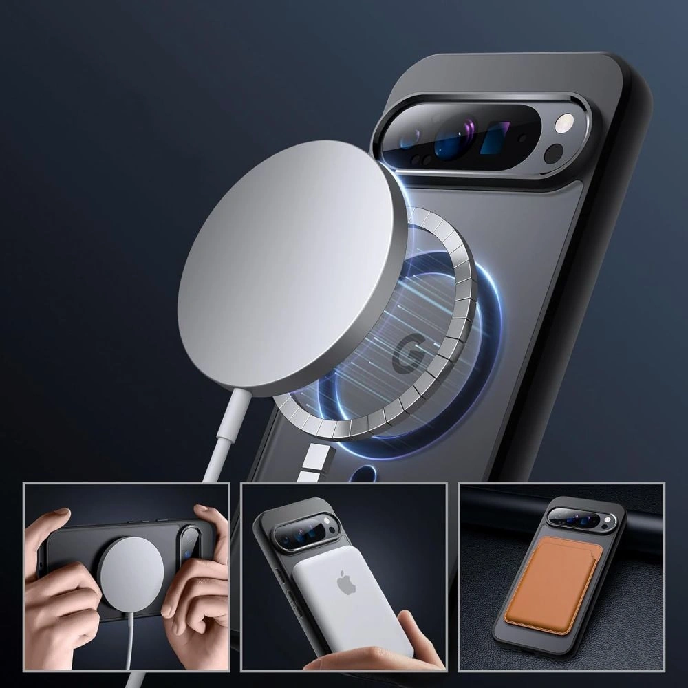 Etui Tech-Protect Magmat MagSafe Google Pixel 9 / 9 Pro Matte Black - Pixel 9 Pro - Tech-Protect