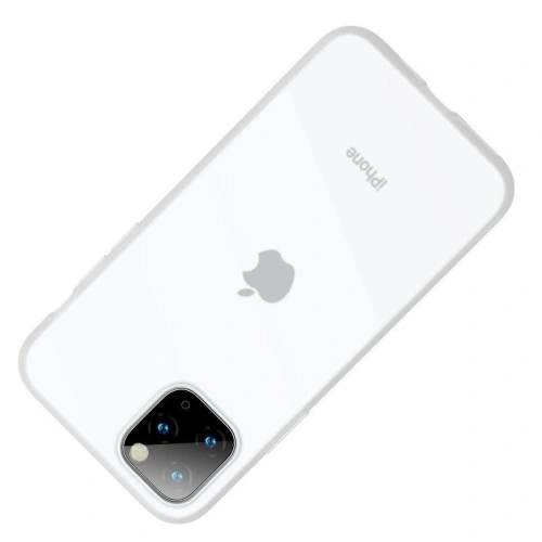 Buy Baseus Jelly Liquid Silica Gel Protective Case For iPhone 11 Pro 5.8inch Transparent White - BSU874WHT - {ean13} - Home Screen Store Europe