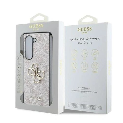 Kup Guess Samsung Tasche GUHCZFD64GMGPI Galaxy Z Fold6 Leder 4G Metall Logo rosa - GUE3444 - {ean13} - Sklep Home Screen