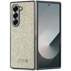 Buy Case Guess GUHCZFD6HGGSHD Samsung Galaxy Z Fold6 4G Glitter Script gold - GUE3447 - {ean13} - Home Screen Store Europe
