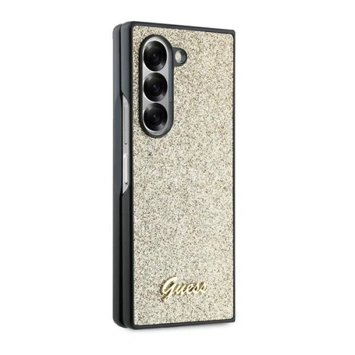 Kup Etui Guess GUHCZFD6HGGSHD Samsung Galaxy Z Fold6 4G Glitter Script arany - GUE3447 - {ean13} - Sklep Home Screen