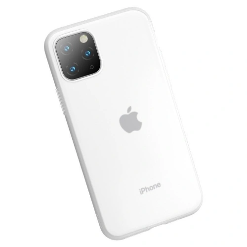 Buy Baseus Jelly Liquid Silica Gel Protective Case For iPhone 11 Pro 5.8inch Transparent White - BSU874WHT - {ean13} - Home Screen Store Europe