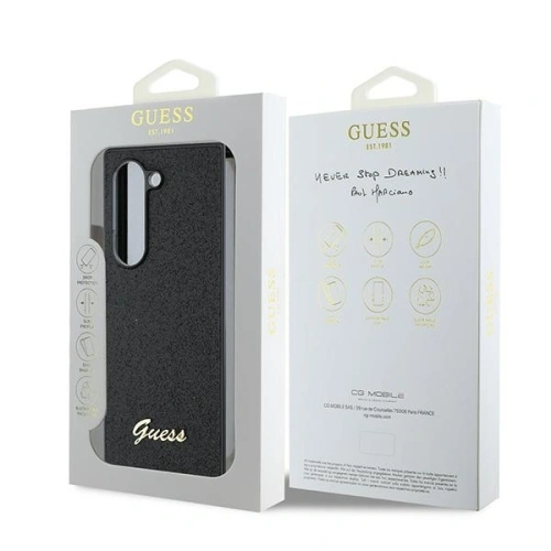 Kup Guess Samsung Tasche GUHCZFD6HGGSHK Galaxy Z Fold6 4G Glitter Script schwarz - GUE3448 - {ean13} - Sklep Home Screen