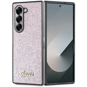 Kup Guess Samsung Caz GUHCZFD6HGGSHP Galaxy Z Fold6 hardcase 4G Glitter Script roz - GUE3449 - {ean13} - Sklep Home Screen
