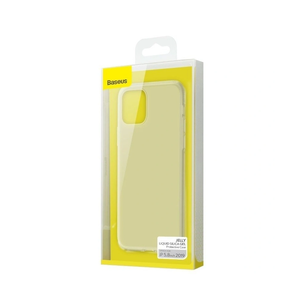 Etui silikonowe Baseus Jelly Liquid Silica Gel Case do iPhone 11 Pro 5,8 (białe)