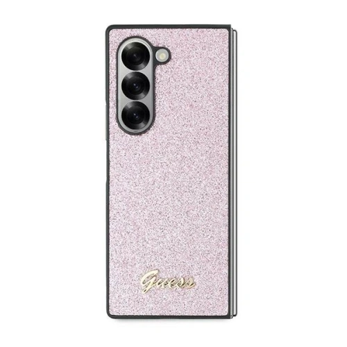 Kup Etui Guess GUHCZFD6HGGSHP Samsung Galaxy Z Fold6 kemény tok 4G Glitter Script rózsaszín - GUE3449 - {ean13} - Sklep Home Screen