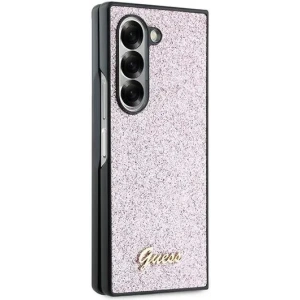 Kup Etui Guess GUHCZFD6HGGSHP Samsung Galaxy Z Fold6 hardcase 4G Glitter Script różowy - GUE3449 - {ean13} - Sklep Home Screen